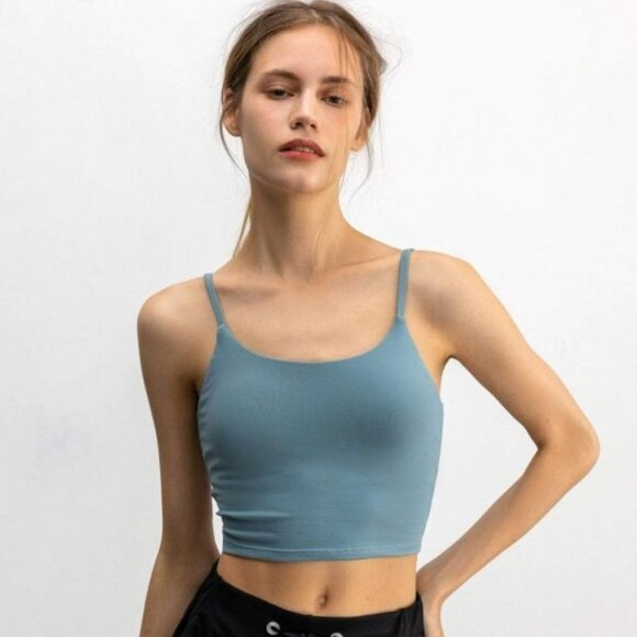 [Bundle of 3] J.ing Athletic Tank Sports Yoga Bra with Padding Assorted Colors - Picture 4 of 7